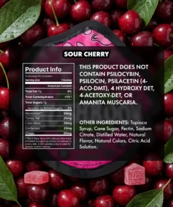 Sour Cherry Extra-Strength Mushroom Gummies